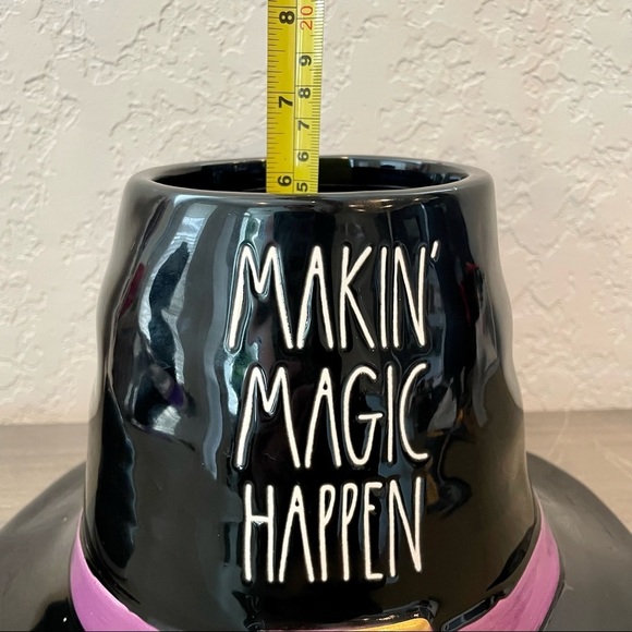 Rae Dunn MAKIN’ MAGIC HAPPEN Figural Canister, Witch Hat - Picture 7 of 10